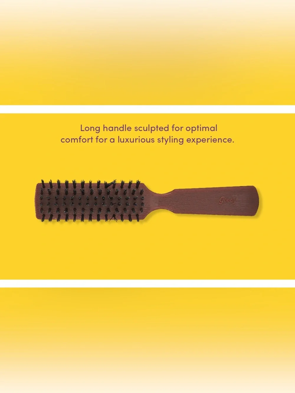 NWT Stiff-Bristle Hair Brushes, 7.5 in.